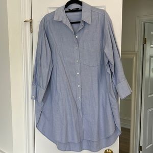 Zara Long Jean Shirt
